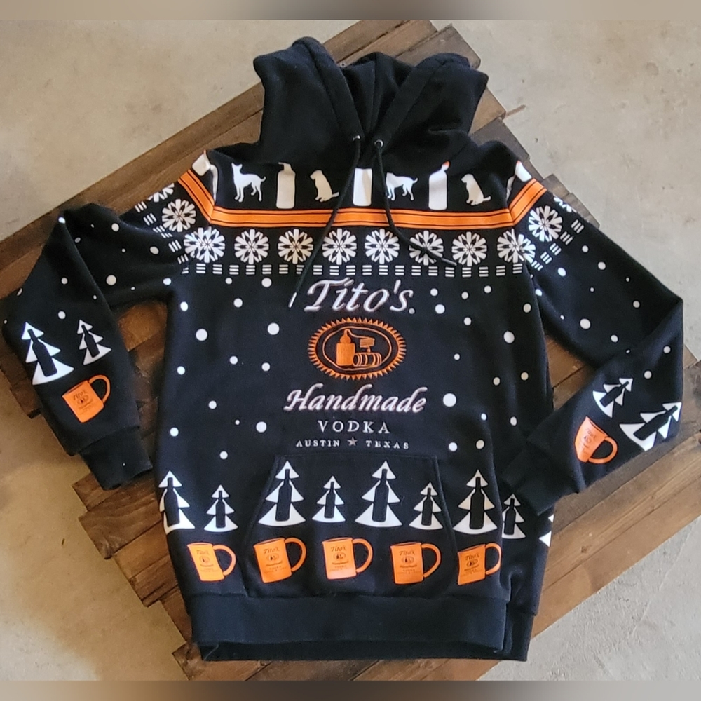 Titos Vodka Ugly Sweatshirt Sz M